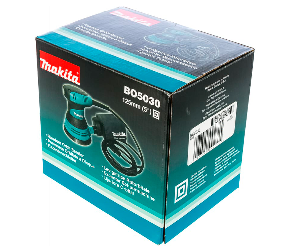 Mașină de șlefuit excentrică MAKITA BO5030 300w 125mm photo 4