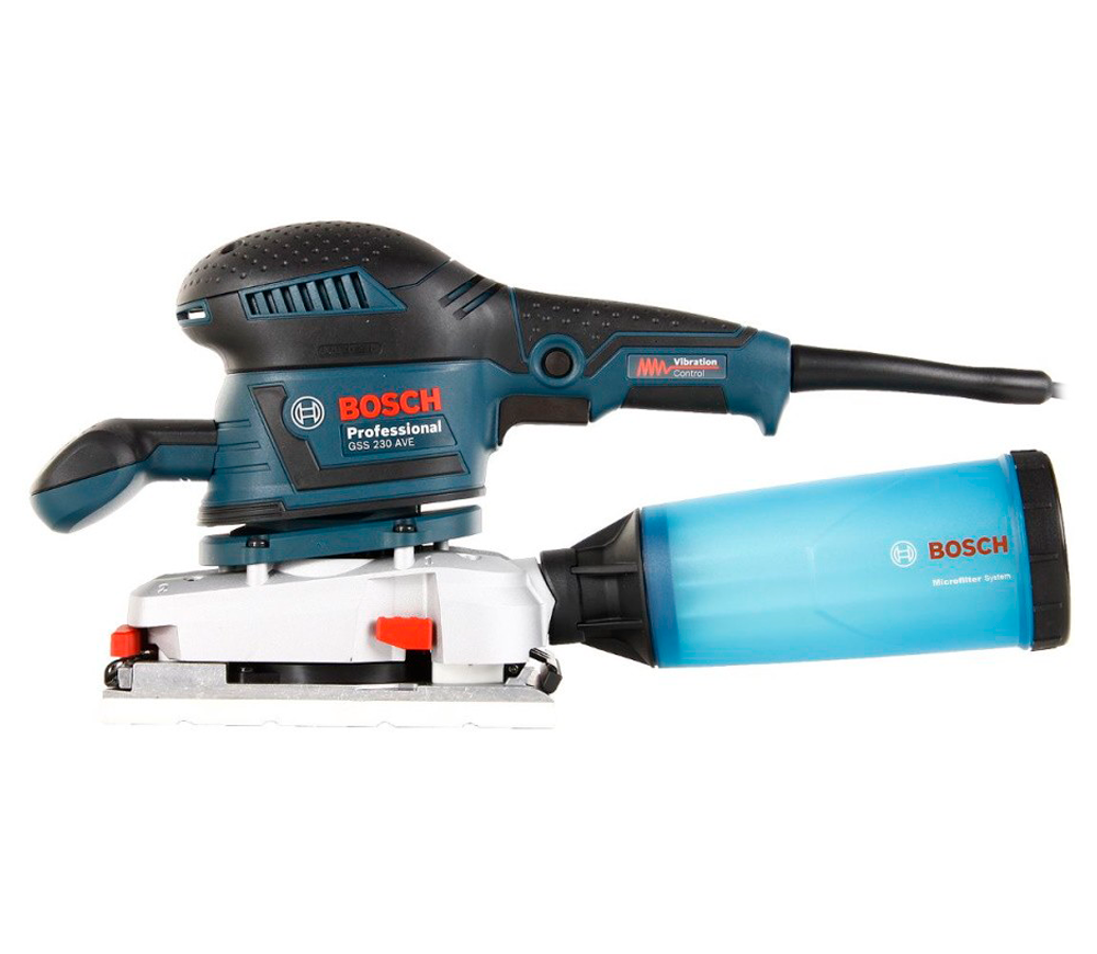 Mașină de șlefuit cu vibrații BOSCH GSS 230 AVE 300w photo 1