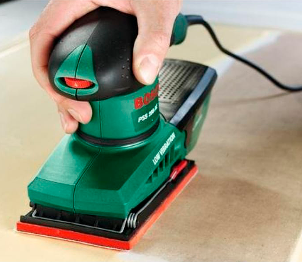 Шлифмашина вибрационная BOSCH PSS 200 AC 200вт photo 2