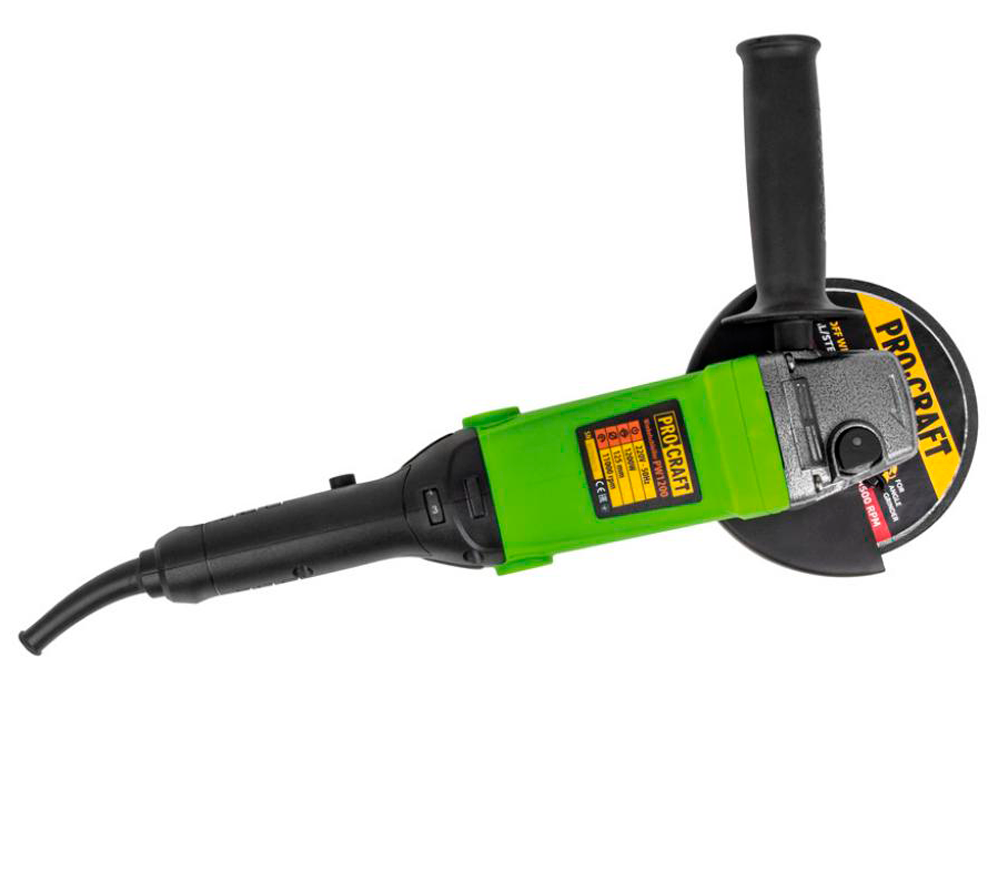 Угловая шлифмашина ProCraft PW1200E 860вт 125мм photo 0