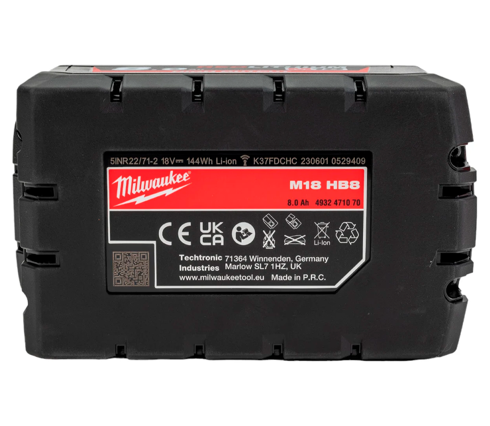 Аккумулятор MILWAUKEE M18HB8 Слайдер 18В 8Ач photo 1