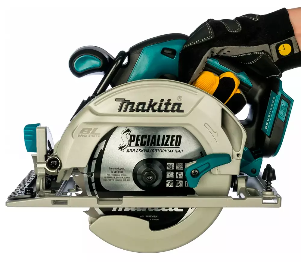 Fierăstrău circular cu acumulator (fără bat) MAKITA DHS680Z 165mm 18V photo 3