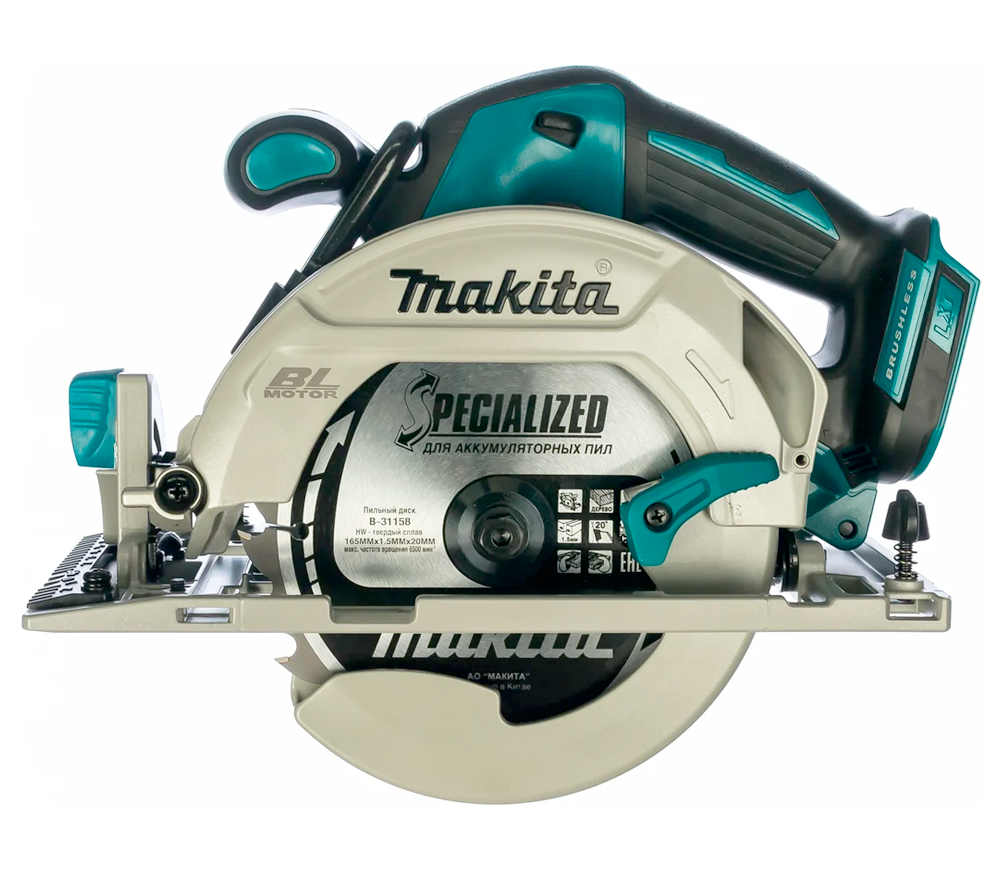 Дисковая пила аккумуляторная (без АКБ) MAKITA DHS680Z 165мм 18В photo