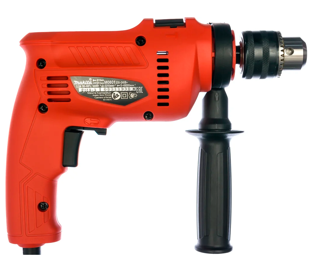 Дрель ударная MAKITA M0801K 500вт photo 0