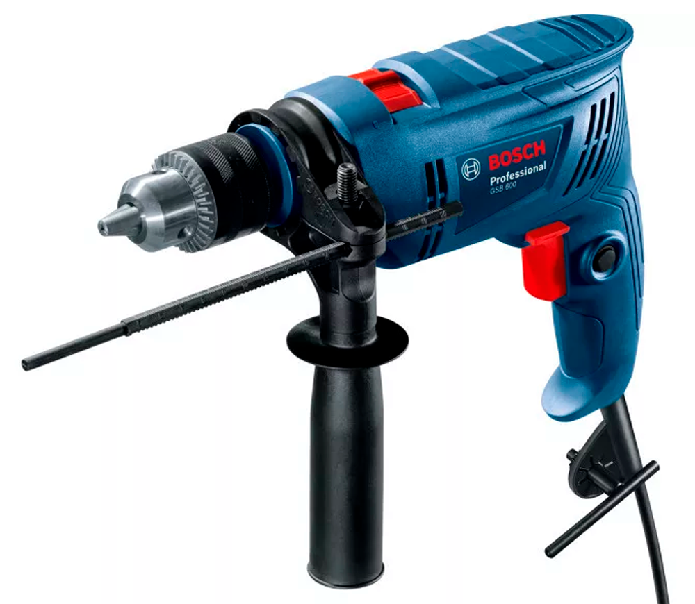 Mașină de găurit cu percutie BOSCH GSB 600 600w photo
