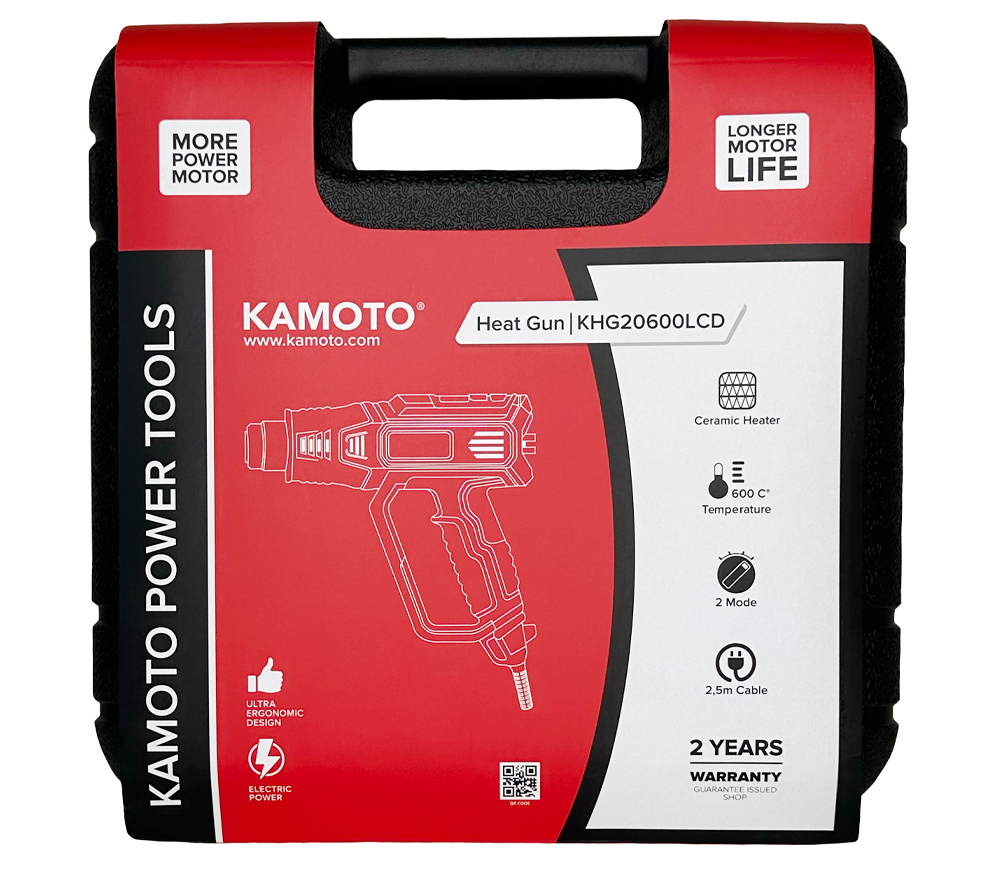 Suflantă de aer cald KAMOTO KHG 20600LCD 2000w 600°C photo 7
