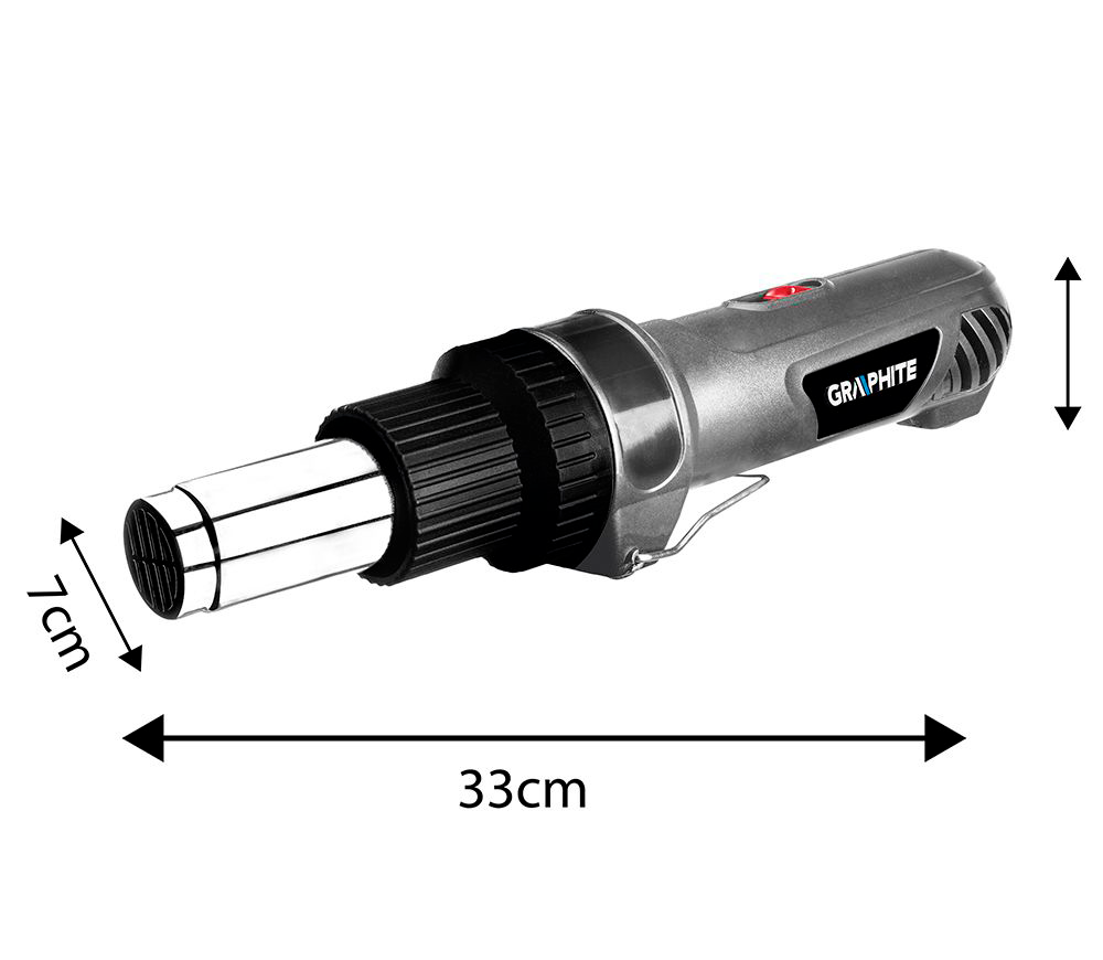 Suflantă de aer cald GRAPHITE 59G523 2000w 550°C photo 1