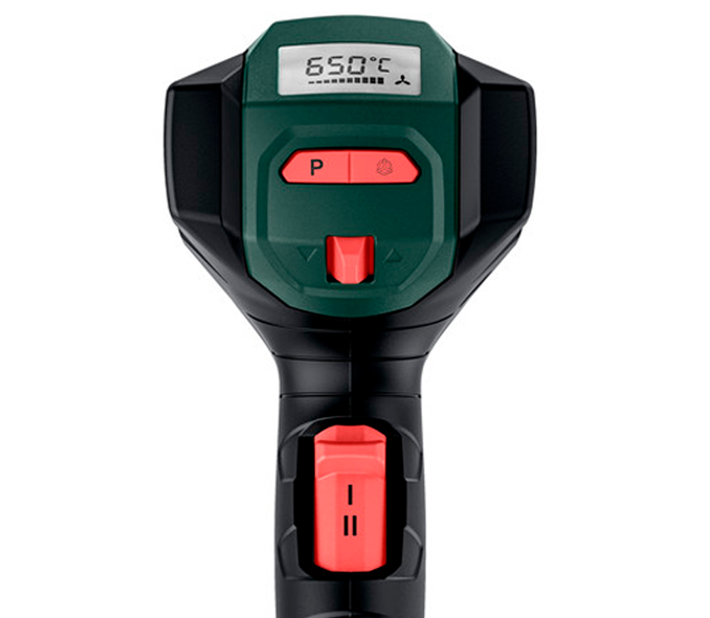 Фен строительный METABO HGE 23-650 LCD 2300вт 650°C photo 4