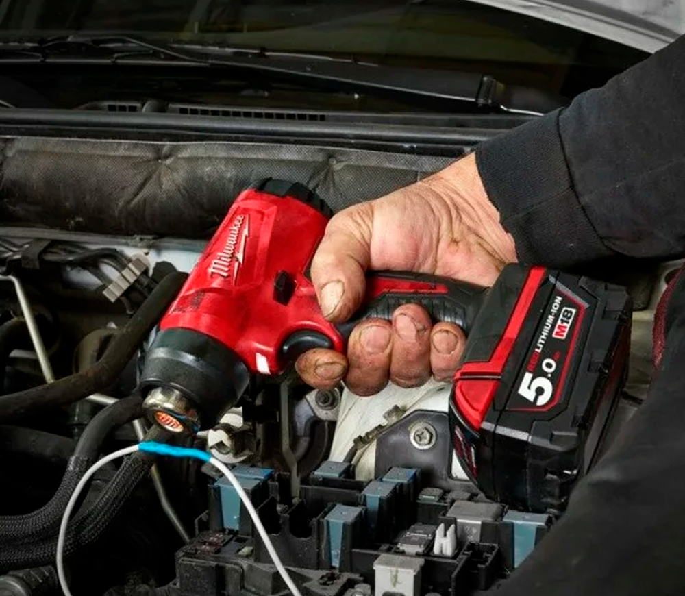Suflantă de aer cald cu acum. (fără bat) MILWAUKEE M18BHG-0 470°C photo 2