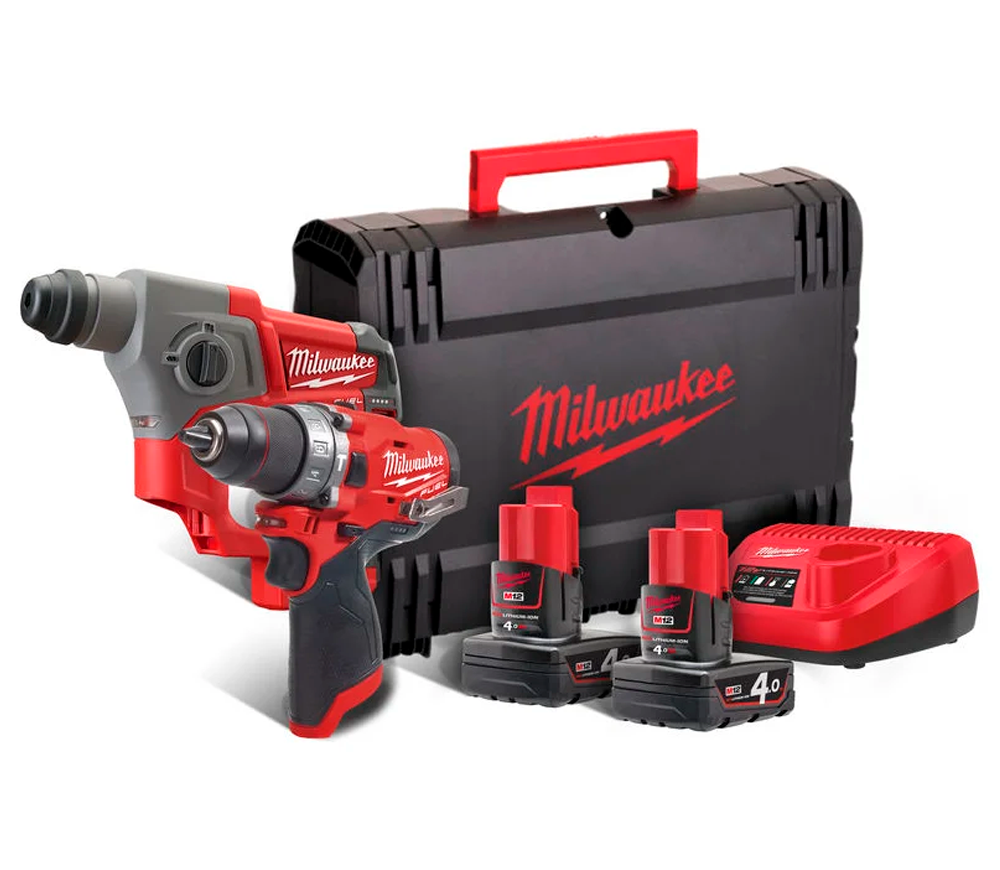Set de scule MILWAUKEE FPP2B-402X 1.1J 12V 4Ah photo