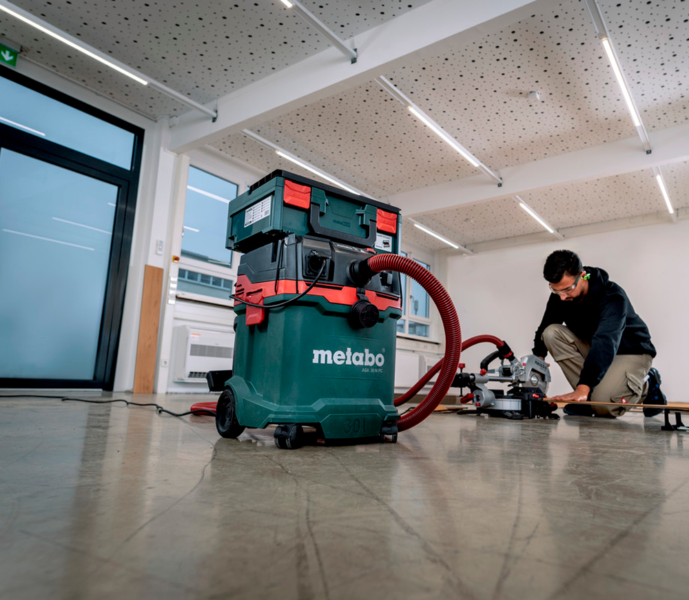 Пылесос промышленный METABO ASA 30 M PC 1200вт 225мбар 30л photo 0