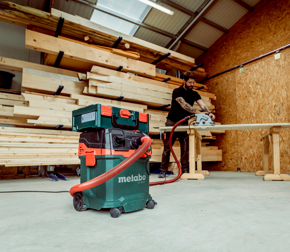 Пылесос промышленный METABO ASA 30 M PC 1200вт 225мбар 30л photo 2