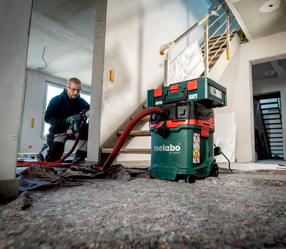 Пылесос промышленный METABO ASA 30 M PC 1200вт 225мбар 30л photo 6