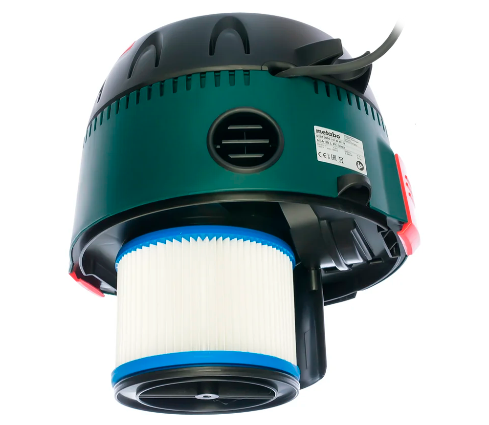 Пылесос промышленный METABO ASA 30L PC Inox 1250вт 210мбар 30л photo 3