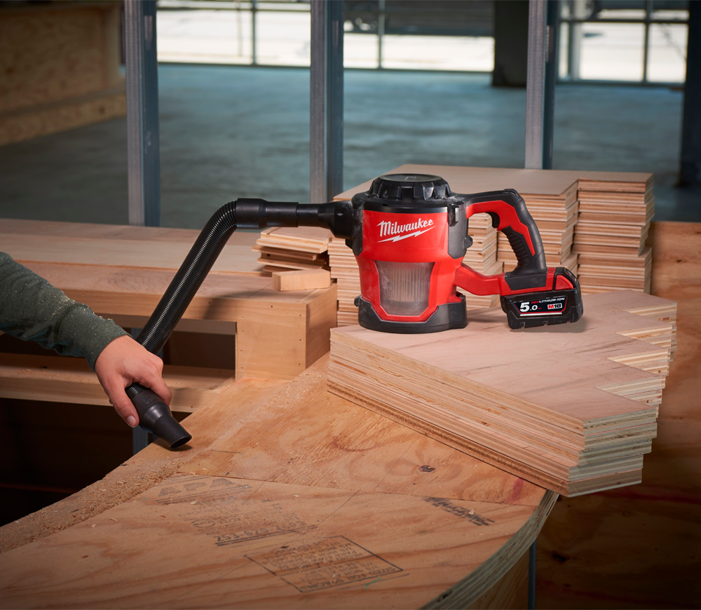 Пылесос промышленный аккумуляторный (без АКБ) MILWAUKEE M18CV-0 85мбар photo 7