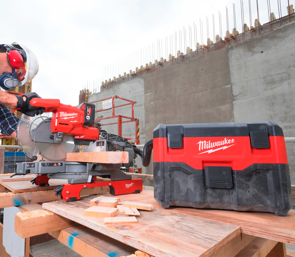 Пылесос промышленный аккумуляторный (без АКБ) MILWAUKEE M18 VC2-0 80мбар 7.5л photo 3