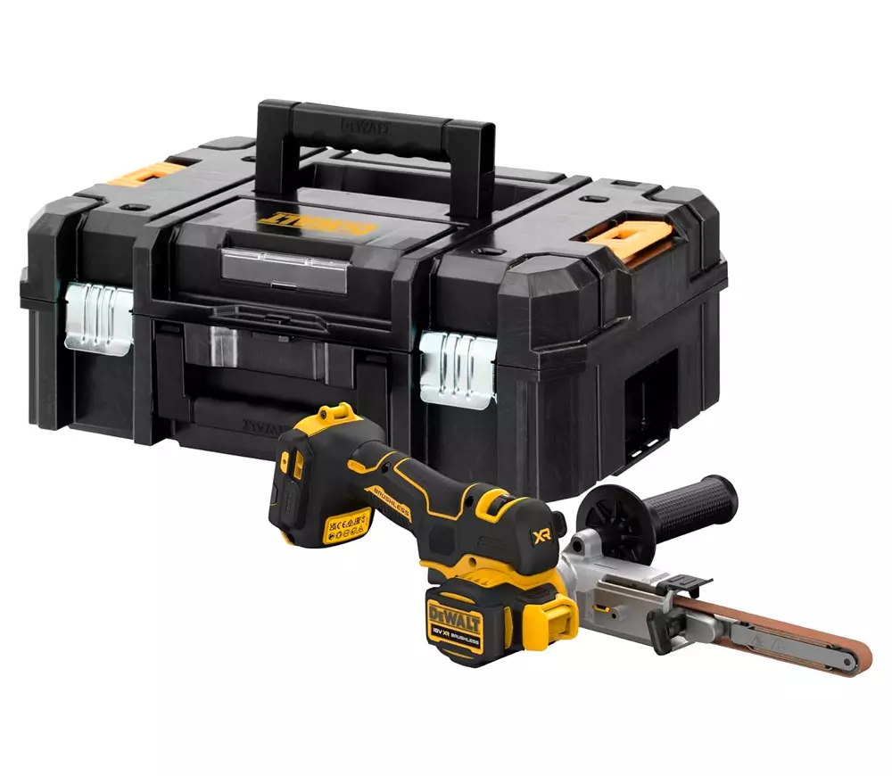 Mașină de șlefuit cu bandă cu acumulator (fără bat.) DEWALT DCM200NT-XJ  13 mm photo 6