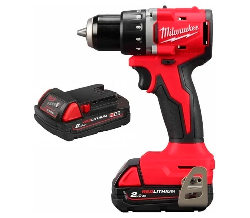Mașină de înșurubat cu acumulator MILWAUKEE M18 BLDDRC-202C 18V 2Ah photo