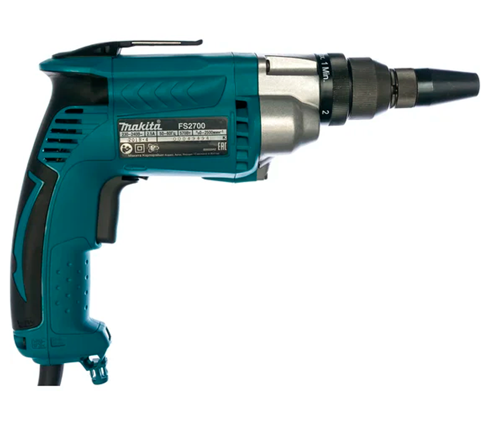 Шуруповёрт для гипсокартона MAKITA FS2700K 570вт photo 1