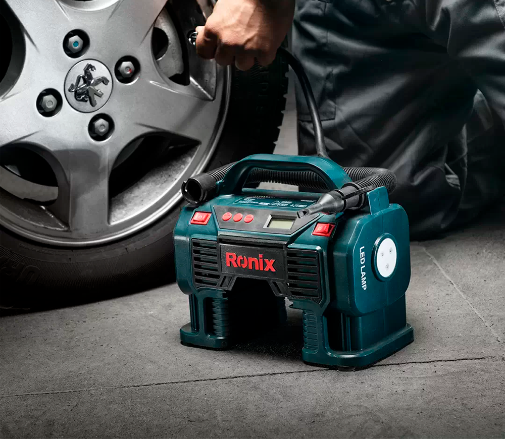 Автокомпрессор RONIX RH-4260 12В 11бар 360л/мин photo 7