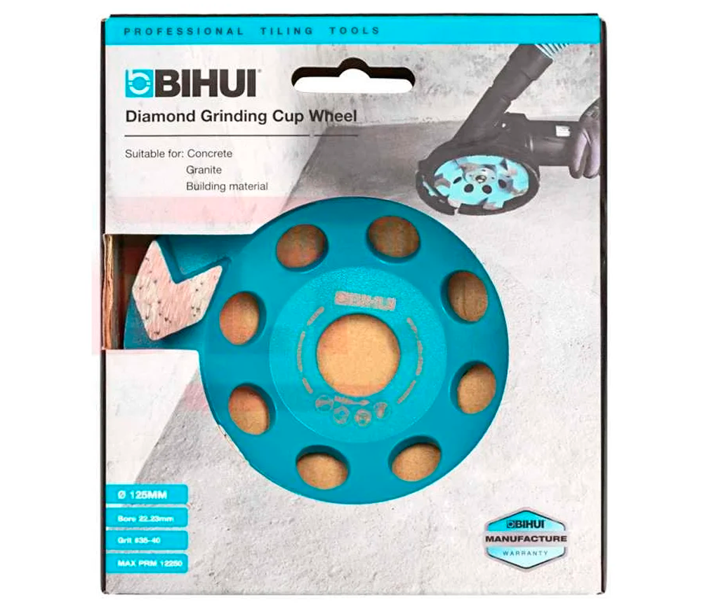 Чашка шлифовальная BIHUI DCWA5 125мм photo 1