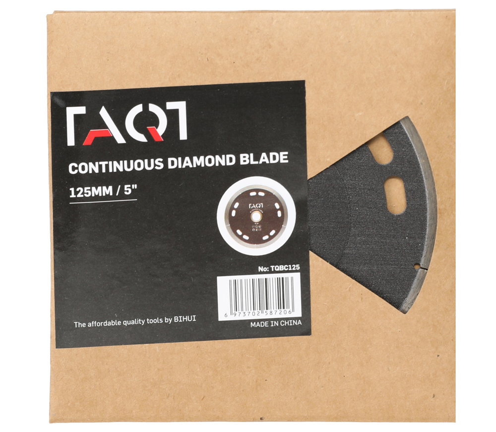 Disc de tăiat cu diamant TAQT TQBC125 125mm Segmentat Ceramică/Porțelan/Marmură photo 1