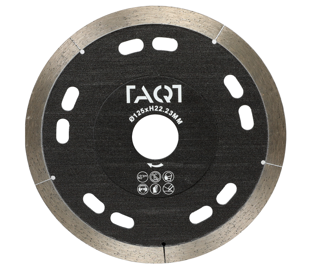Disc de tăiat cu diamant TAQT TQBC125 125mm Segmentat Ceramică/Porțelan/Marmură photo