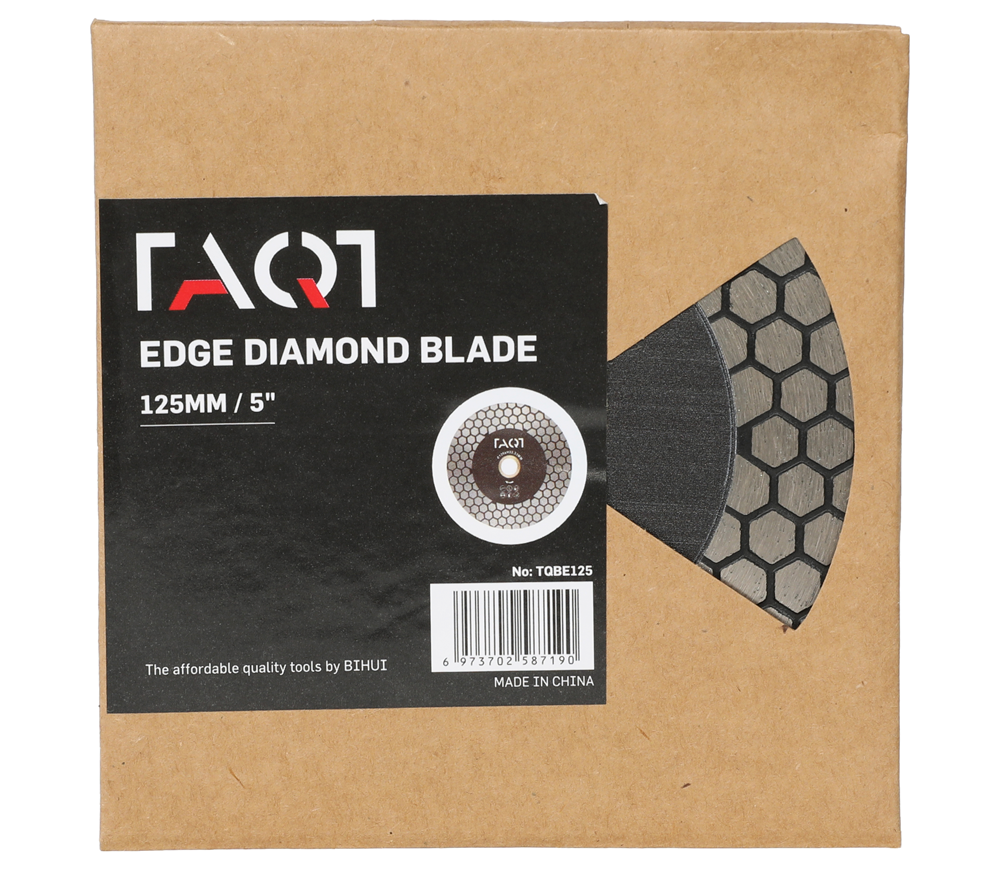 Disc de tăiat cu diamant TAQT TQBE125 VACUUM 2in1 125mm Turbo Ceramică/Porțelan/Marmură photo 1