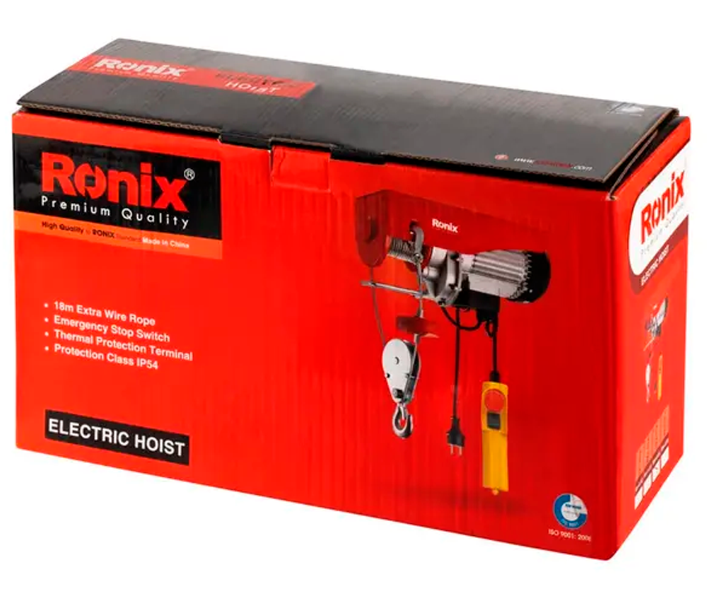 Электрическая лебедка RONIX RH-4132 400kg 18м photo 10