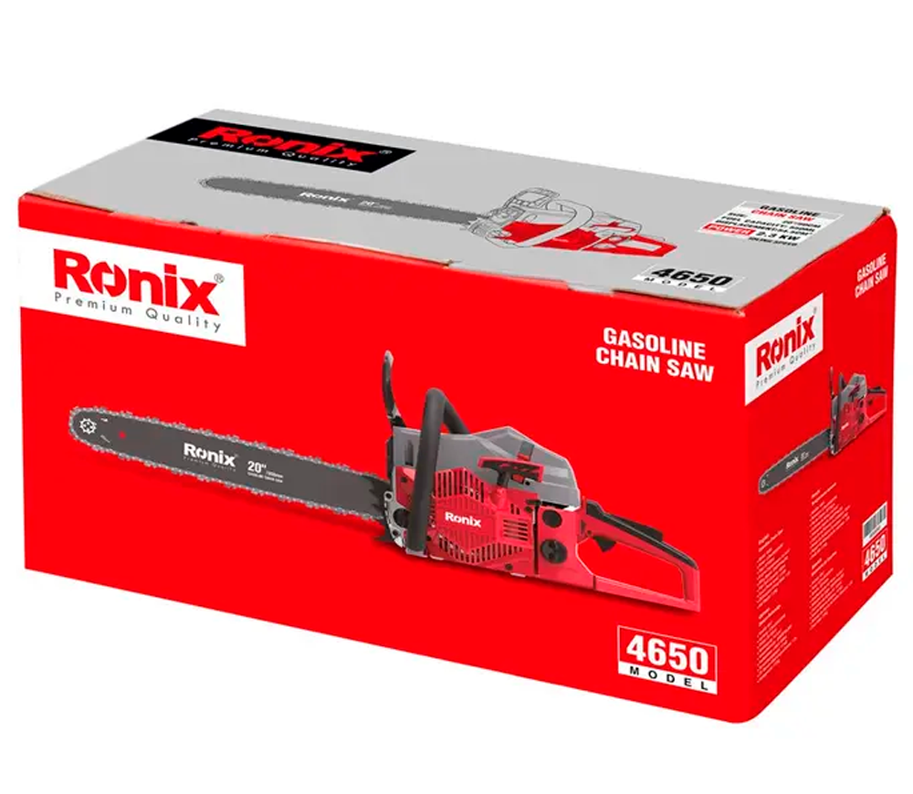 Цепная пила бензиновая RONIX 4650 500мм 54.5см3 photo 1