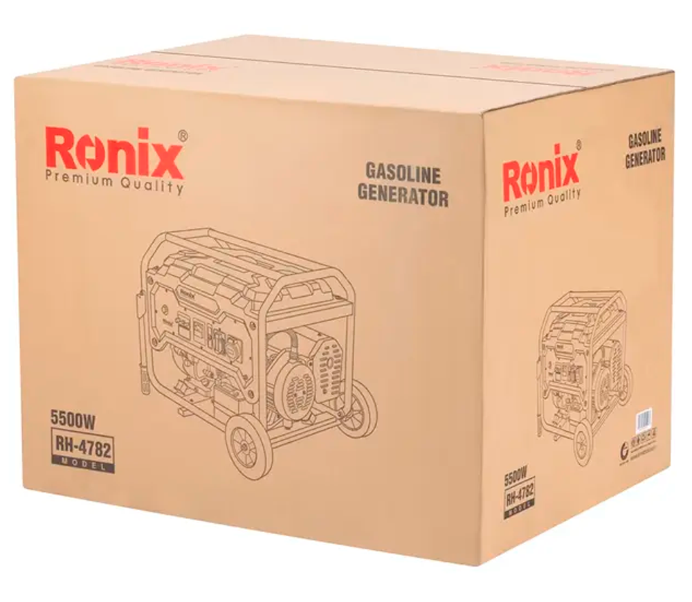 Generator electric RONIX RH-4782 5.5kw Benzină AVR photo 1