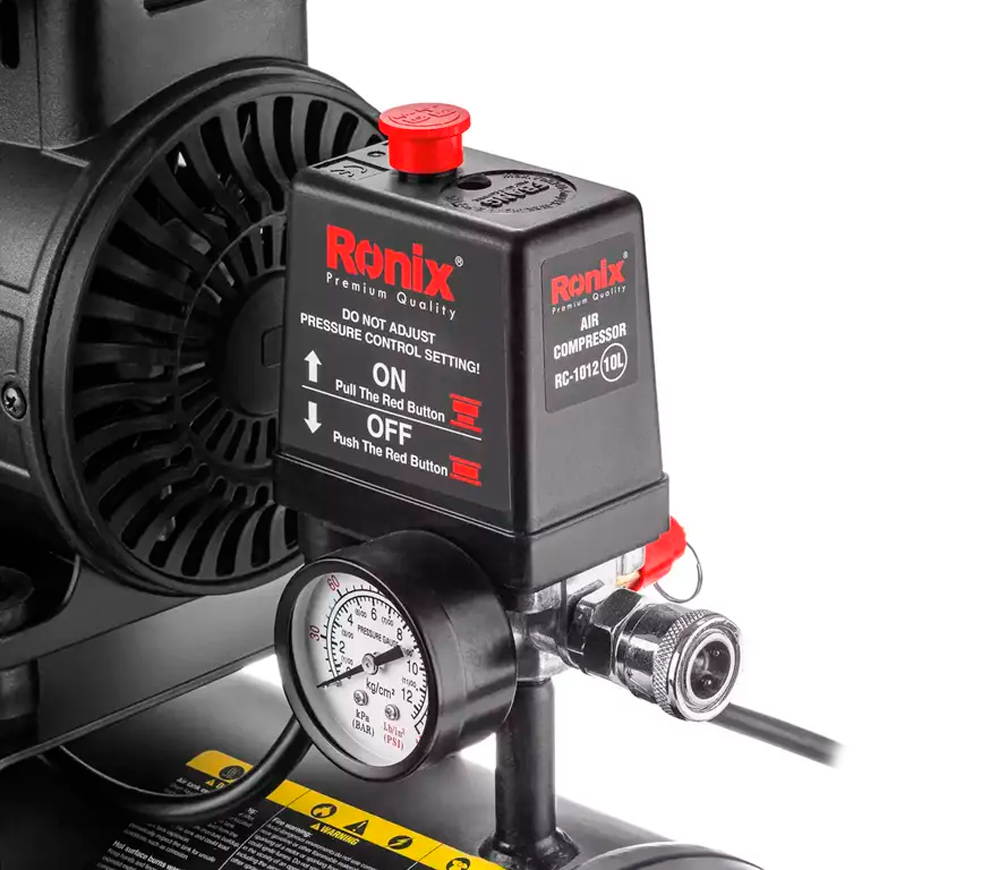 Компрессор безмасляный RONIX RC-1012 80л/мин 10л photo 5