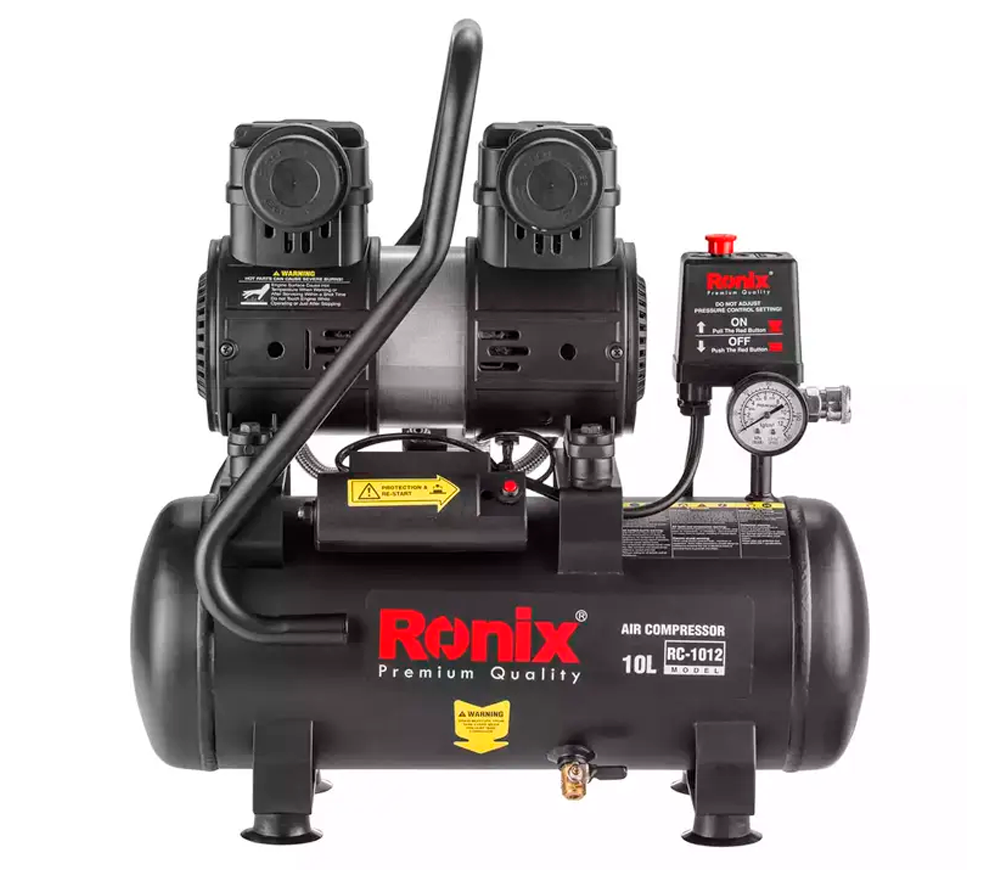 Компрессор безмасляный RONIX RC-1012 80л/мин 10л photo 4