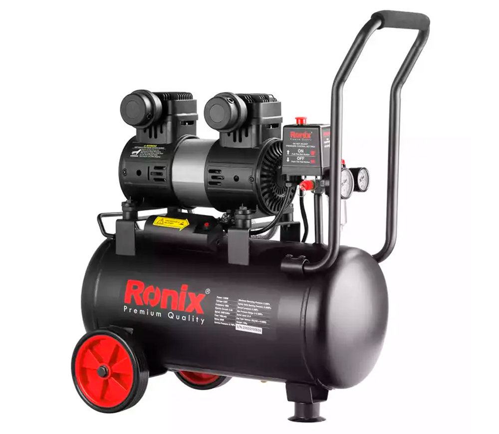 Компрессор безмасляный RONIX RC-2512 100л/мин 25л photo 1