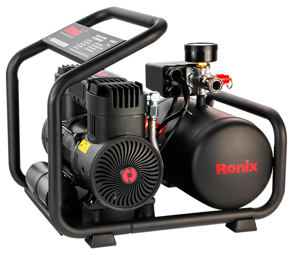 Компрессор безмасляный RONIX RC-0613 100л/мин 6л photo 0
