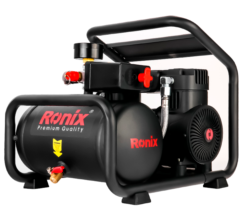 Компрессор безмасляный RONIX RC-0613 100л/мин 6л photo