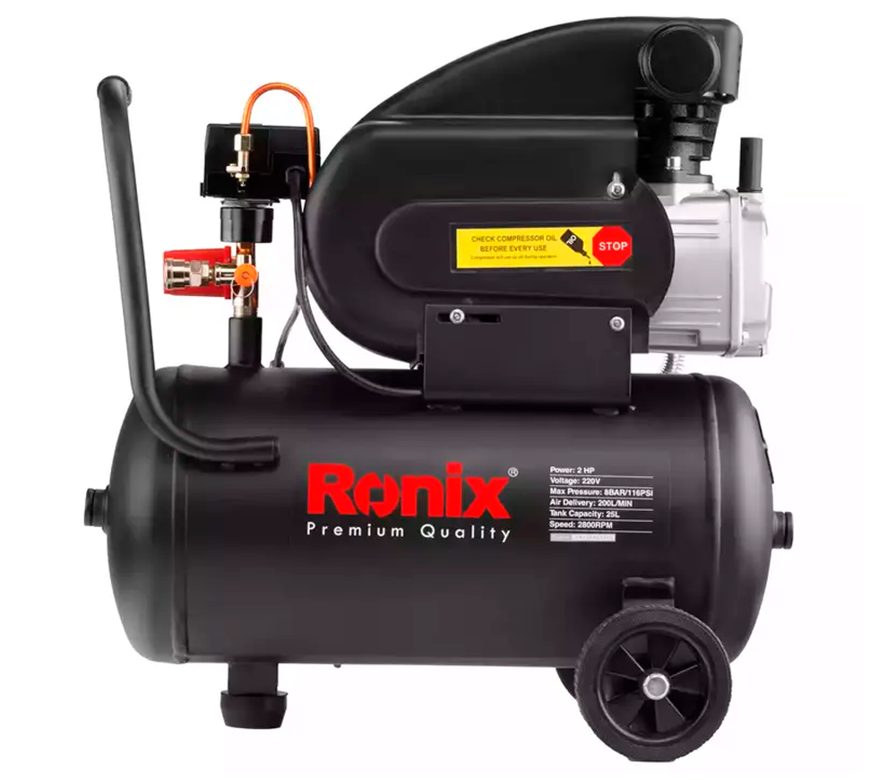 Компрессор RONIX RC-2510 200л/мин 25л photo 1