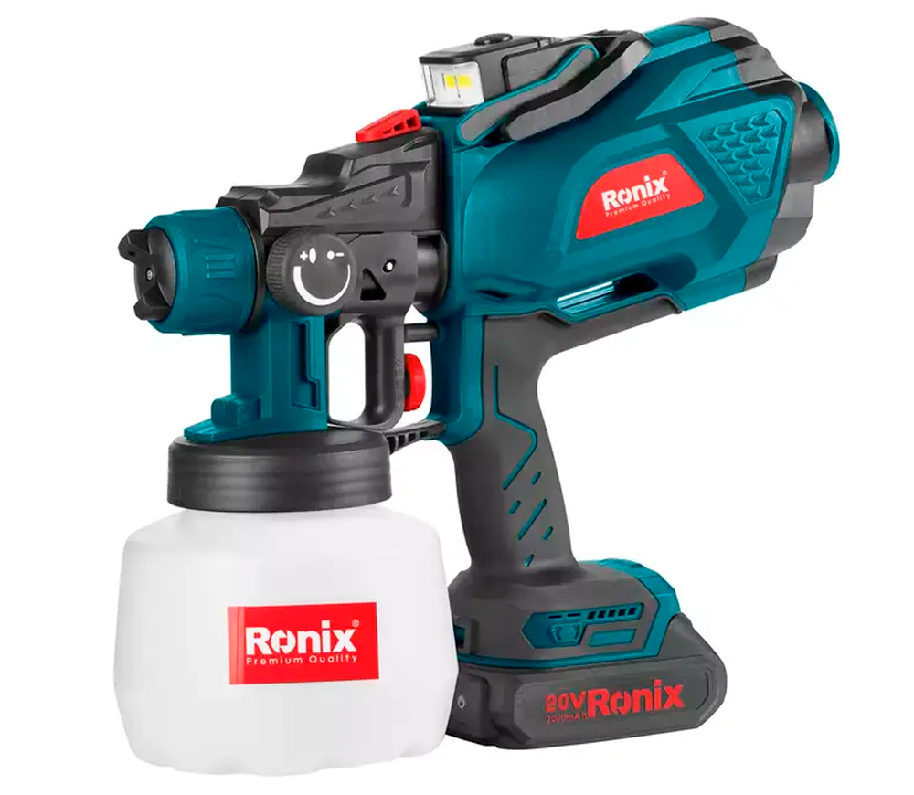 Краскопульт аккумуляторный RONIX 8604 20В 2Ач photo