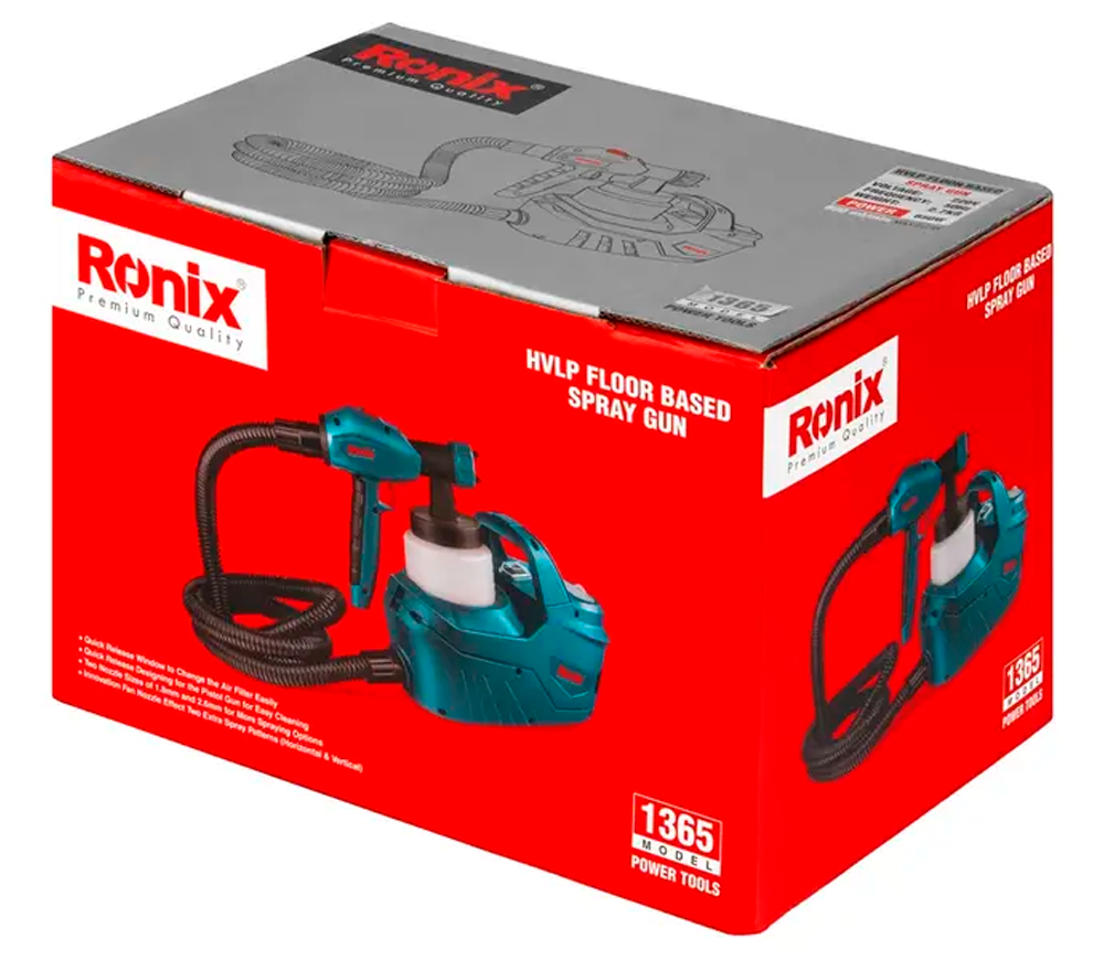 Краскопульт RONIX 1365 650вт photo 7