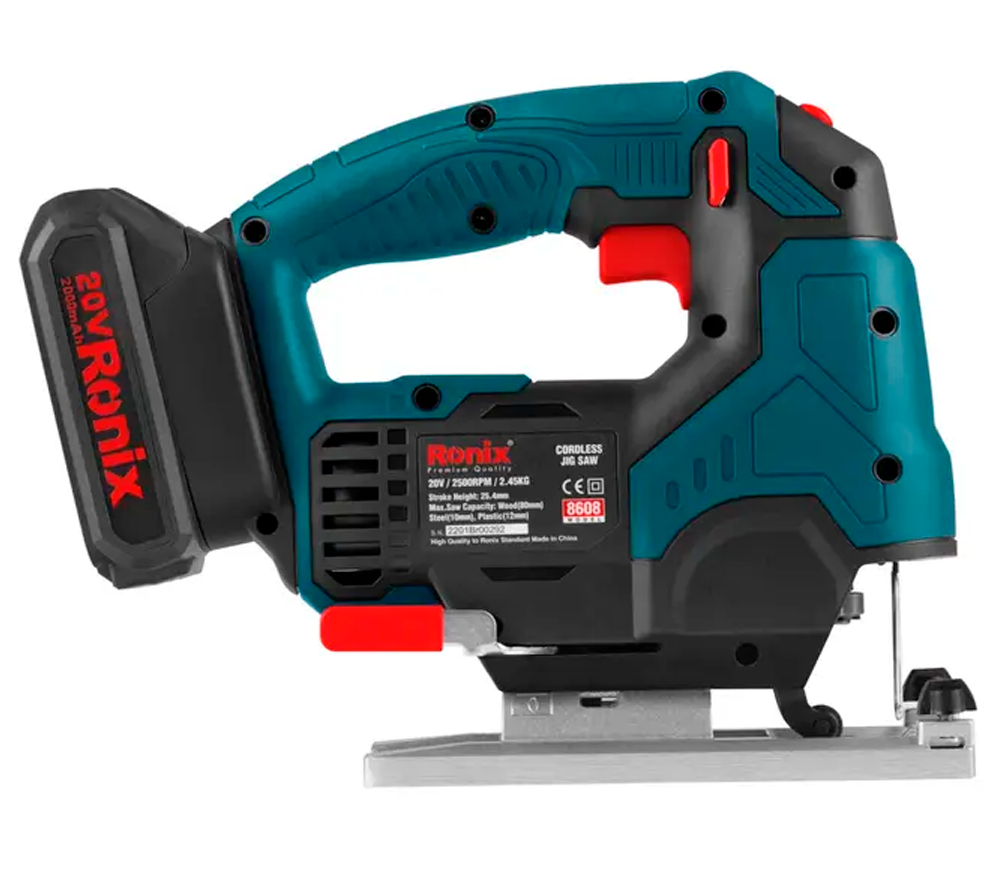 Лобзик аккумуляторный RONIX 8608 20В 2Ач photo 0