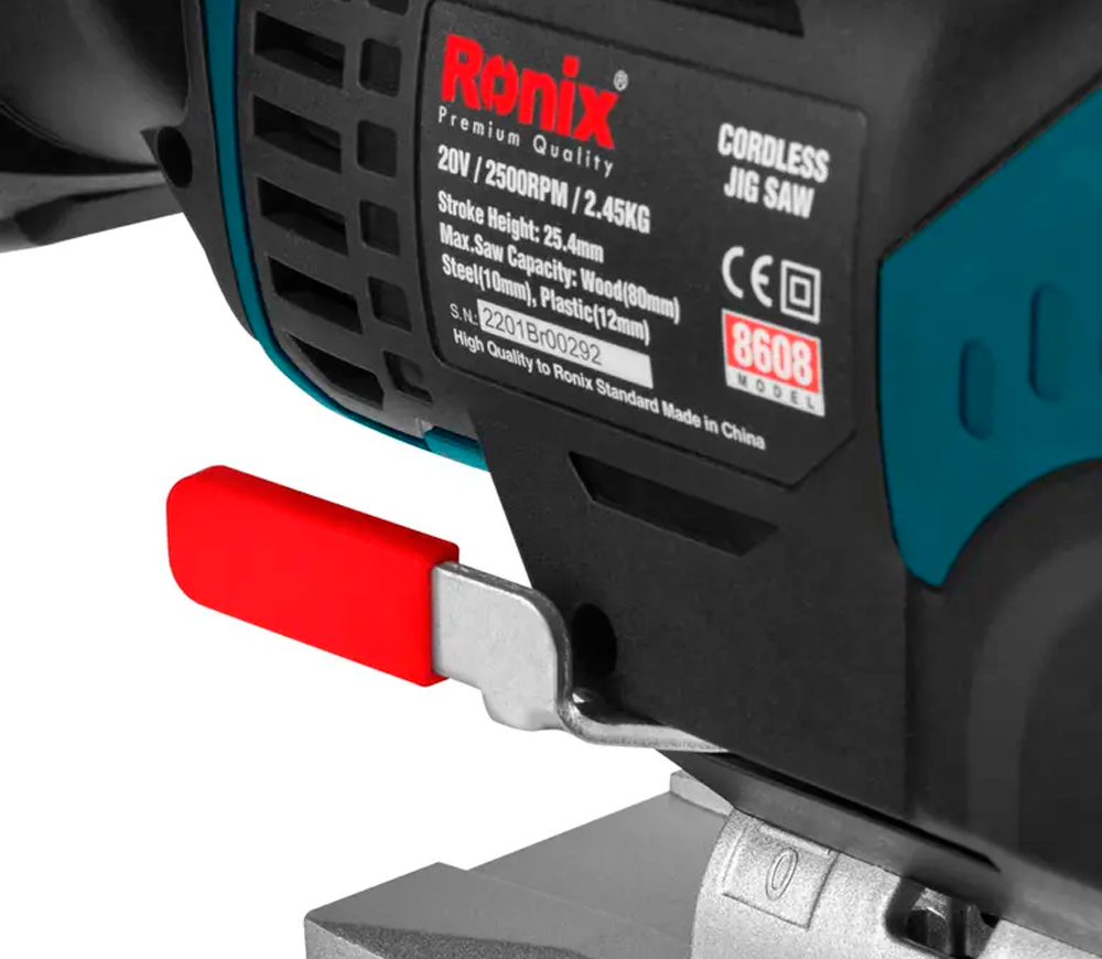 Лобзик аккумуляторный RONIX 8608 20В 2Ач photo 8