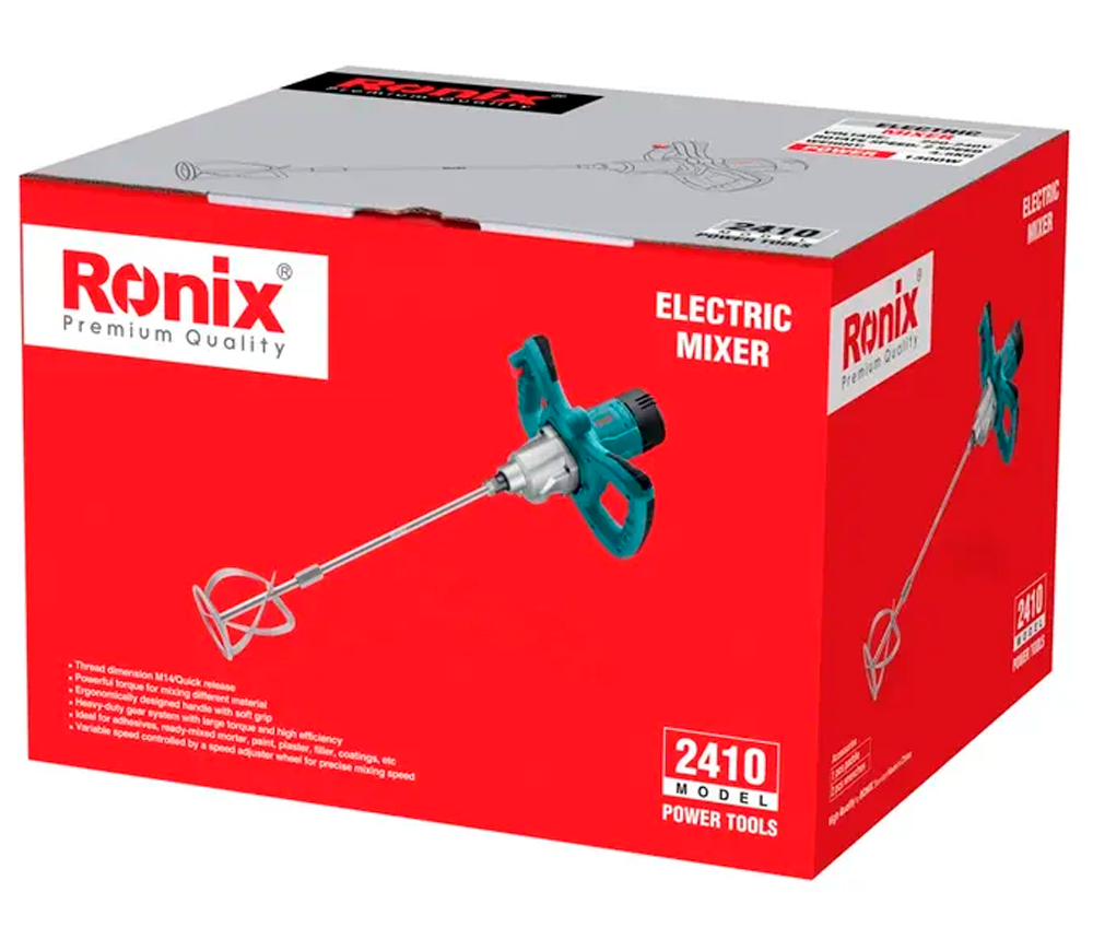 Миксер строительный RONIX 2410 1300вт photo 7
