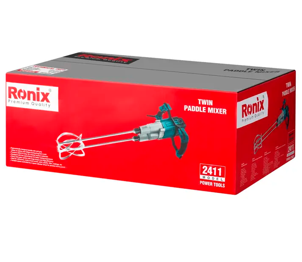 Миксер строительный RONIX 2411 2050вт photo 13