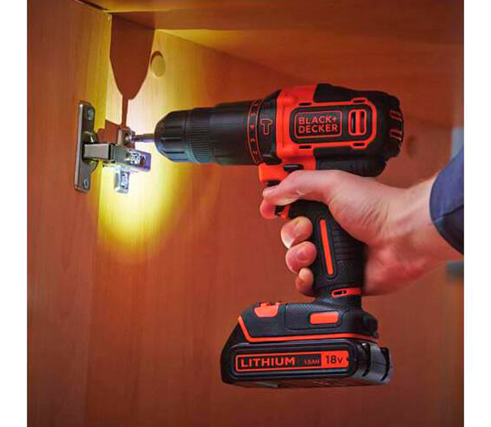 Набор аккумуляторных инструментов BLACK&DECKER BCK21S1S 18В 1.5Ач photo 4