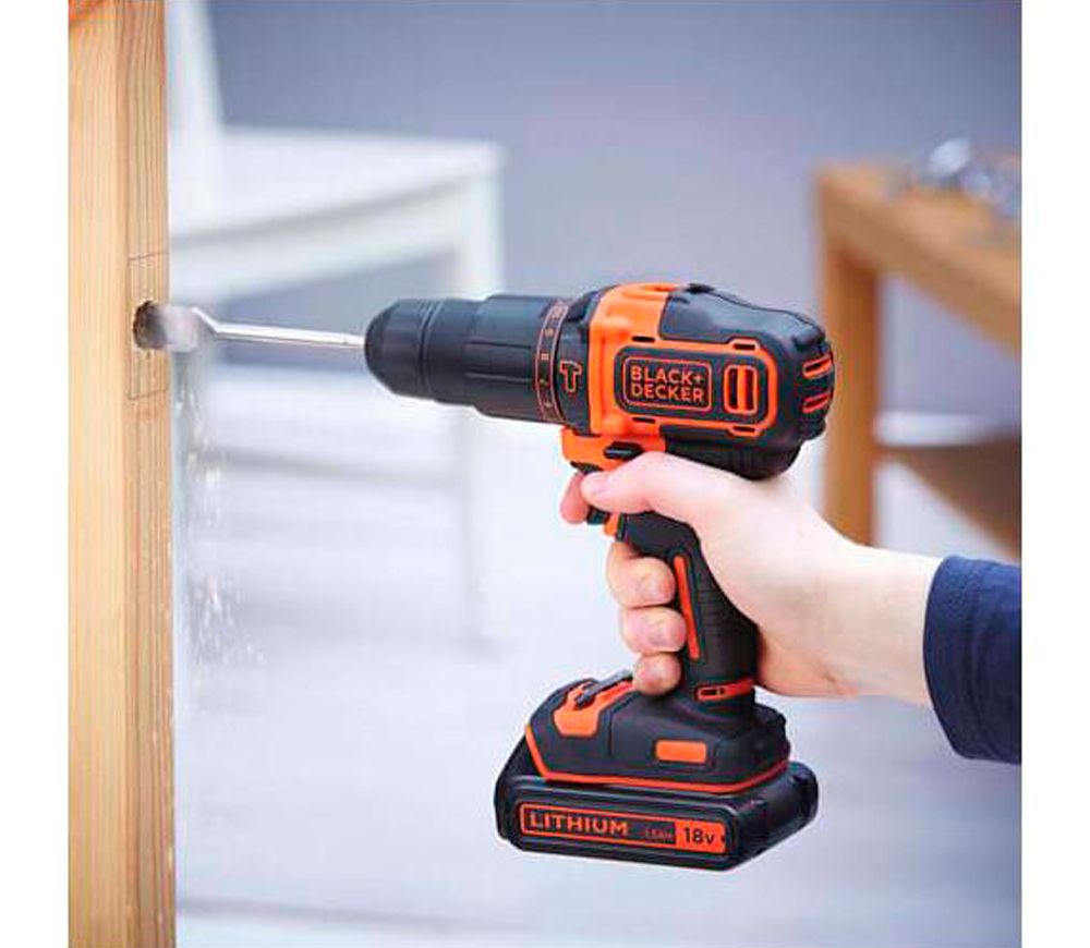 Набор аккумуляторных инструментов BLACK&DECKER BCK21S1S 18В 1.5Ач photo 5