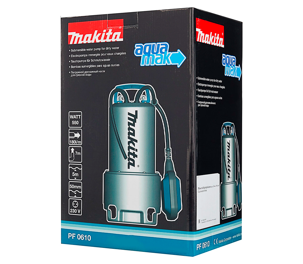 Pompă de drenaj MAKITA PF0610 550w 10800l/h photo 4