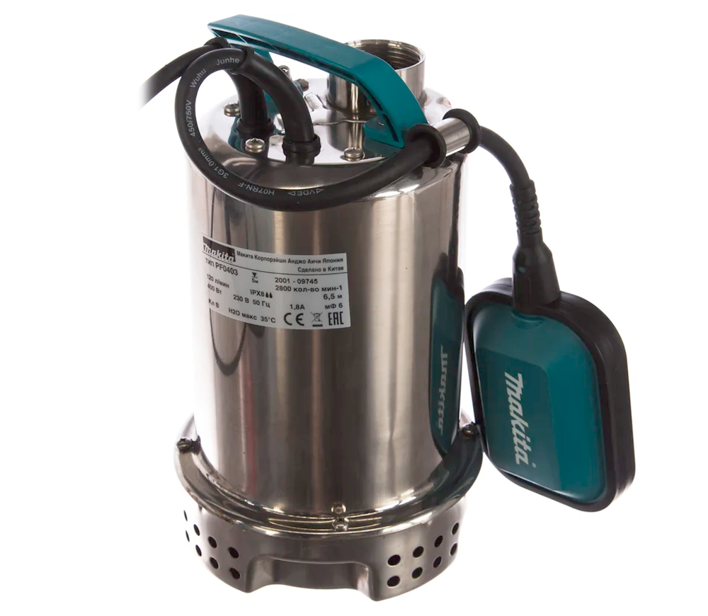 Pompă de drenaj MAKITA PF0403 400w 7200l/h photo 2