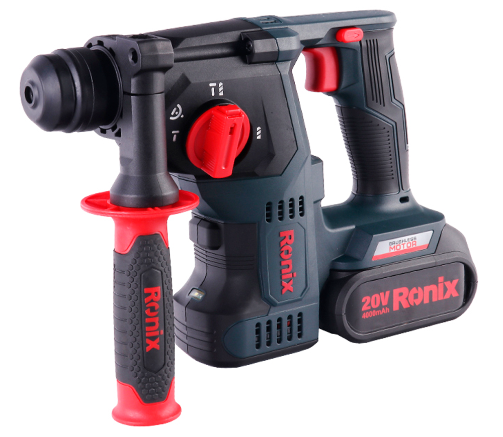 Перфоратор аккумуляторный RONIX 8911K 1.7Дж 20В 4Ач photo
