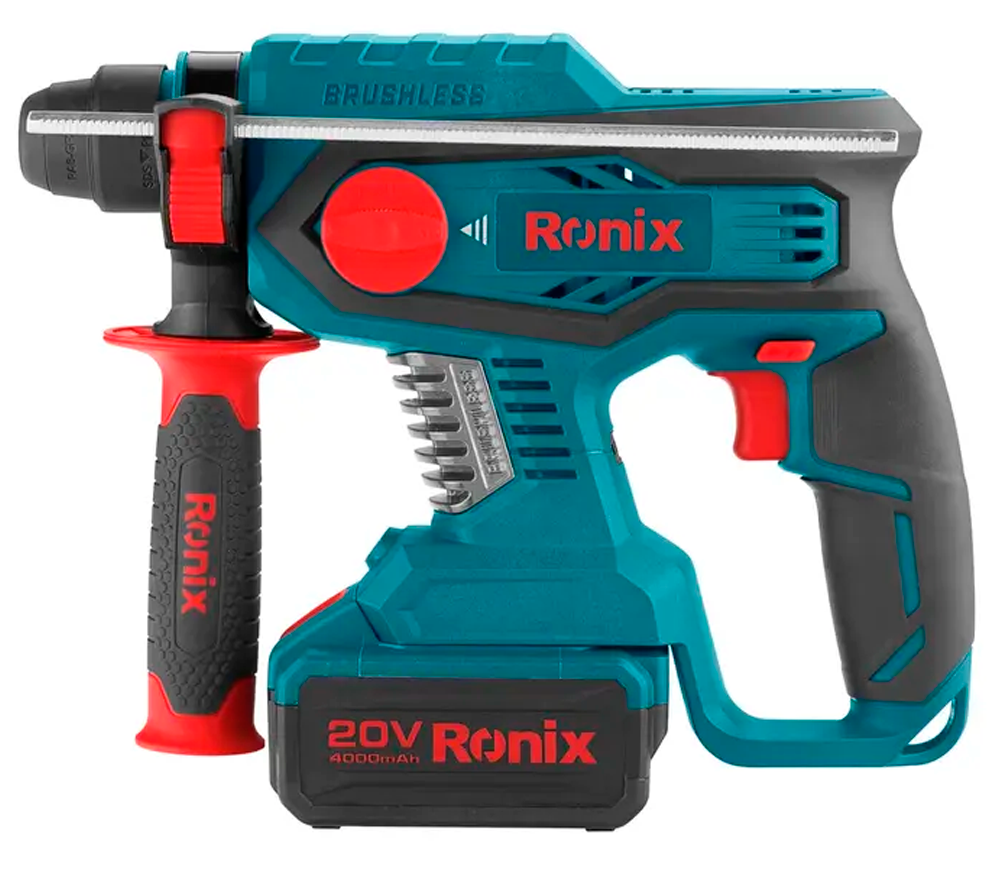 Перфоратор аккумуляторный RONIX 8910K 2.2Дж 20В 4Ач photo