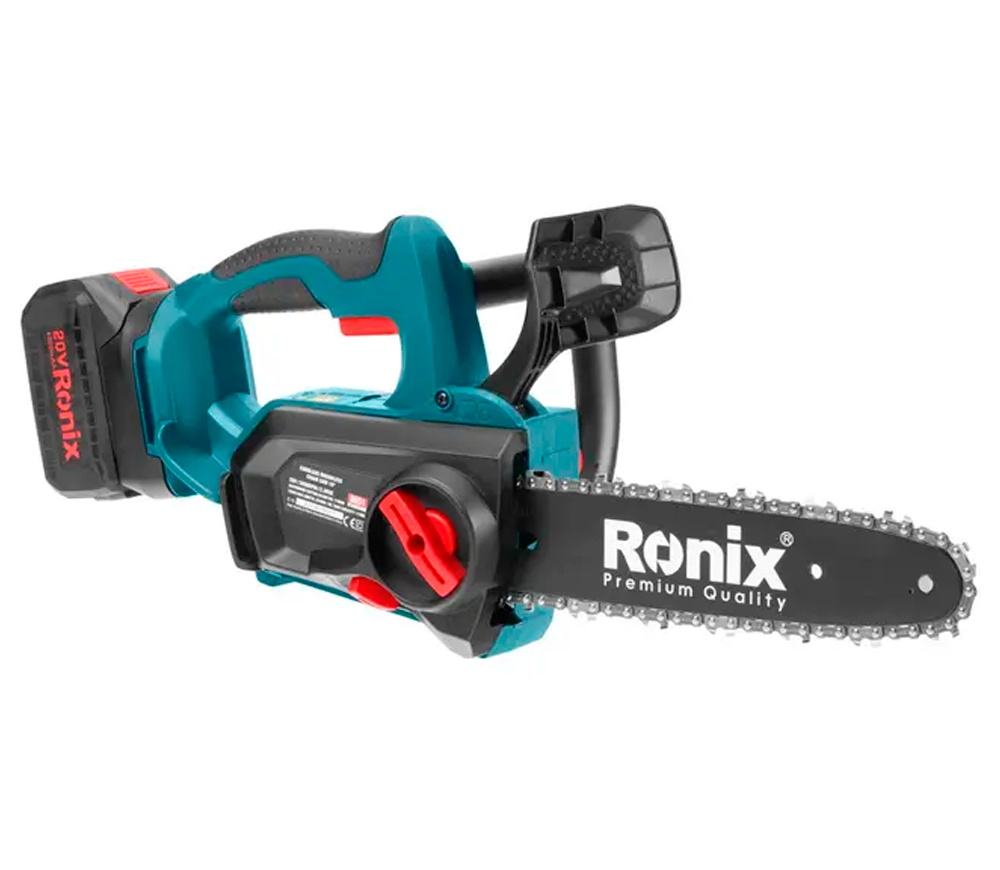 Цепная пила аккумуляторная RONIX 8651 254мм 20В 4Ач photo 7